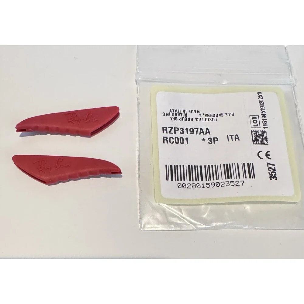 Ray Ban RB8361M RB3794M RB4607M RB8327M RB8331M Red Replacement Temple Tip Ends